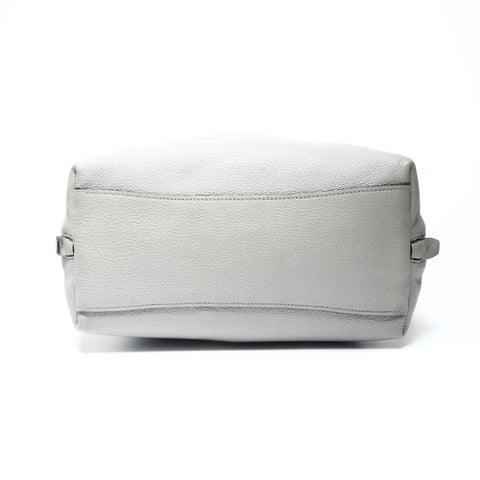 PRADA Leather Tote Bag Shoulder Bag gray WS25006