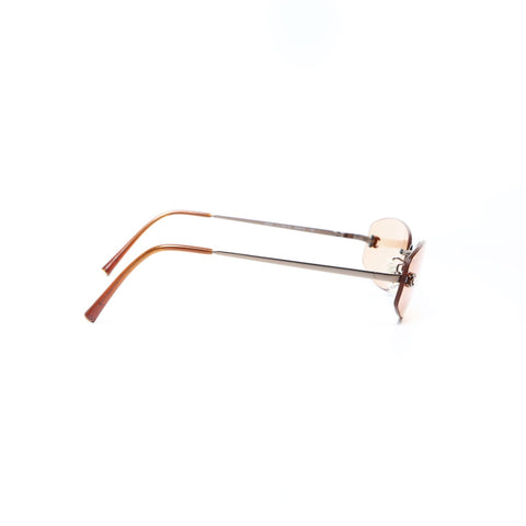 CHANEL Rimless sunglasses Orange WS25007