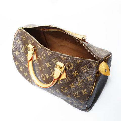LOUIS VUITTON Monogram Speedy 30 (1997) Boston bag Brown WS25008