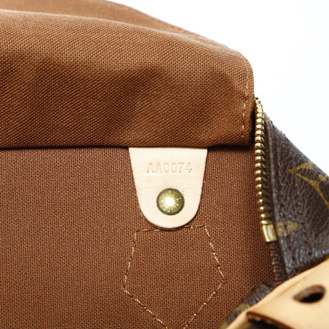 LOUIS VUITTON Monogram Speedy 30 (2004) Boston bag Brown WS25009