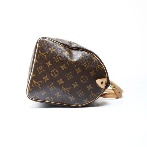 LOUIS VUITTON Monogram Speedy 30 (2004) Boston bag Brown WS25009