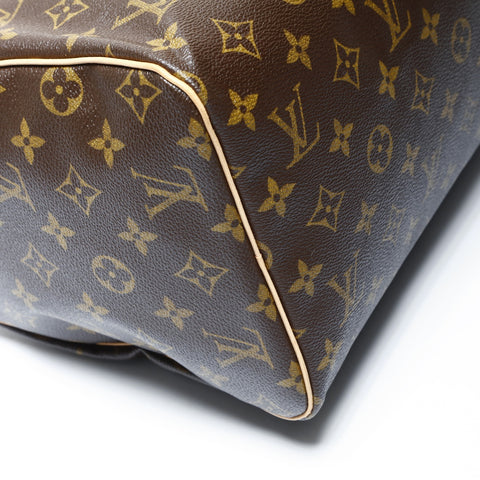 LOUIS VUITTON Monogram Speedy 30 (2004) Boston bag Brown WS25009