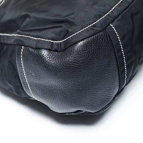 PRADA nylon leather one belt Shoulder Bag black WS25010