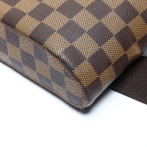 LOUIS VUITTON 2003 Geronimos Damier Shoulder Bag Brown WS25015