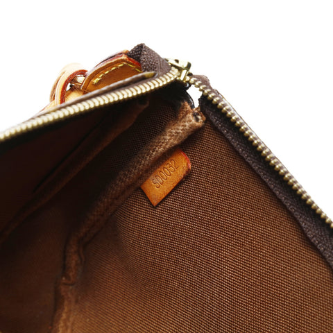 LOUIS VUITTON 2002 Monogram Pochette Accessoires Shoulder Bag Brown WS25016