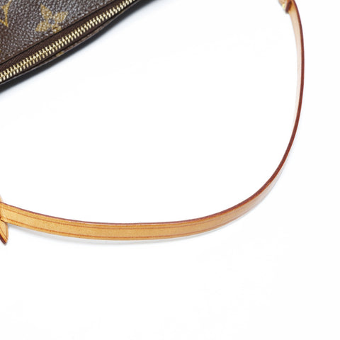 LOUIS VUITTON 2002 Monogram Pochette Accessoires Shoulder Bag Brown WS25016