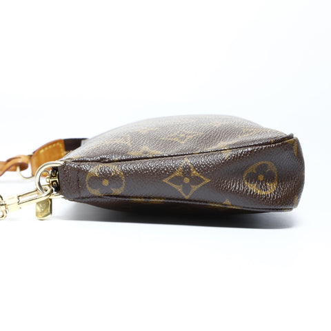 LOUIS VUITTON 2002 Monogram Pochette Accessoires Shoulder Bag Brown WS25016