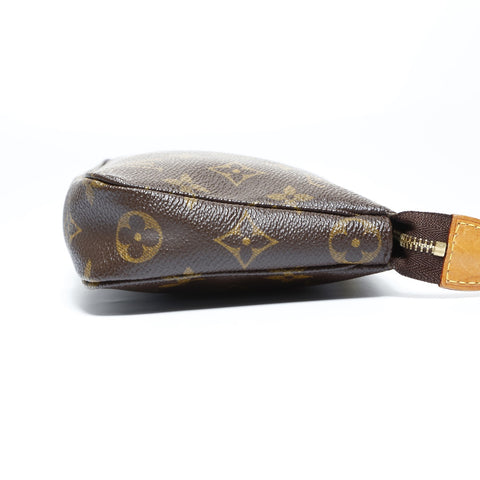 LOUIS VUITTON 2002 Monogram Pochette Accessoires Shoulder Bag Brown WS25016
