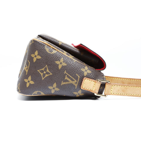 LOUIS VUITTON Monogram Viva Cite PM 2004 Shoulder Bag Brown WS25017