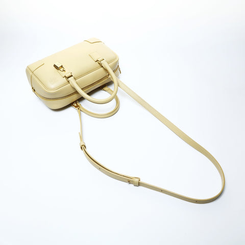 LOEWE Leather Amazona 23 Handbag yellow WS25021