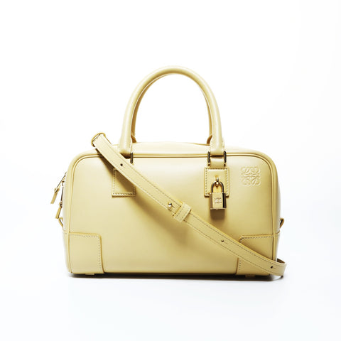 LOEWE Leather Amazona 23 Handbag yellow WS25021