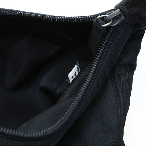 PRADA Nylon Hobo Handbag black WS25024