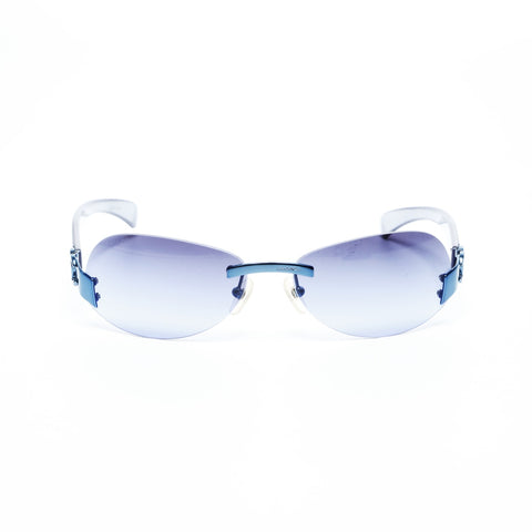 CHANEL Rimless Purple Lens COCO Mark sunglasses purple WS25025