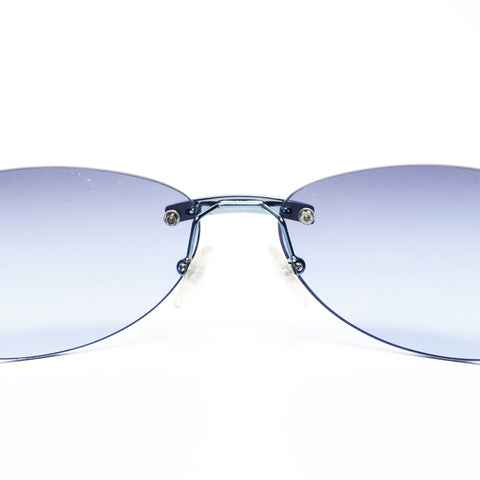 CHANEL Rimless Purple Lens COCO Mark sunglasses purple WS25025