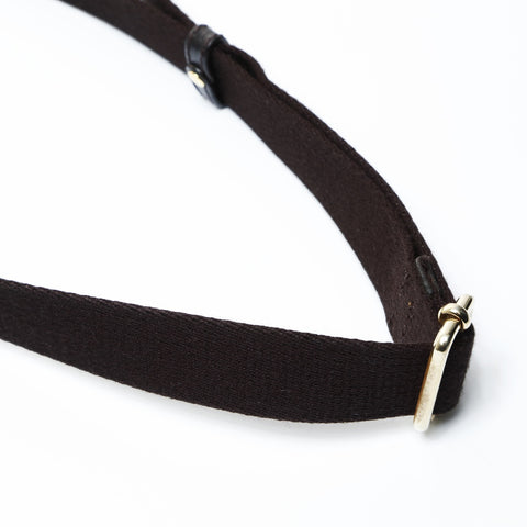 FENDI Sukka Canvas Shoulder Bag Brown WS25034