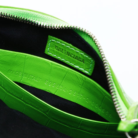 BALENCIAGA Le Cagoule Mini Shoulder Bag green WS25035