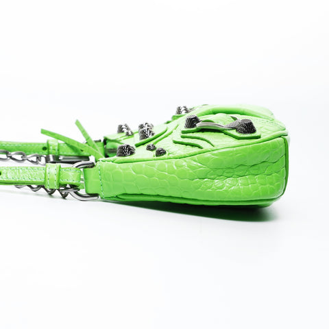 BALENCIAGA Le Cagoule Mini Shoulder Bag green WS25035