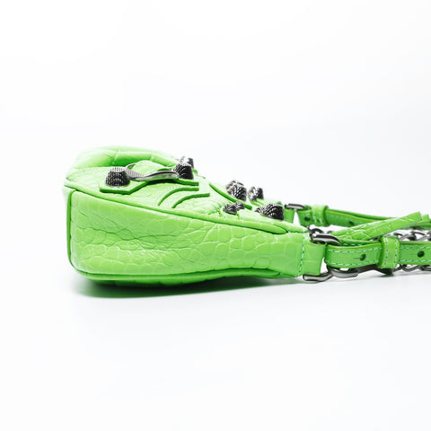 BALENCIAGA Le Cagoule Mini Shoulder Bag green WS25035