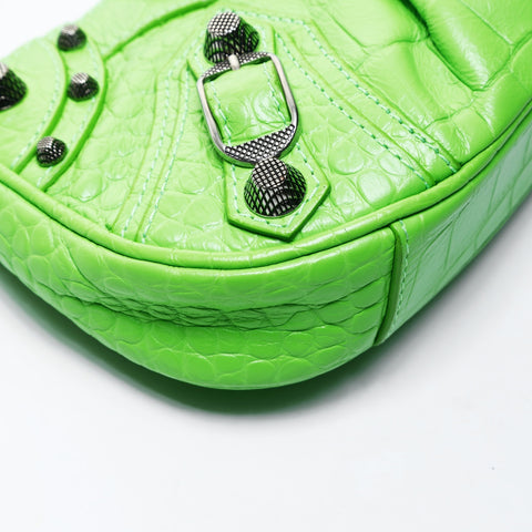 BALENCIAGA Le Cagoule Mini Shoulder Bag green WS25035