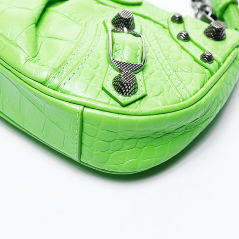 BALENCIAGA Le Cagoule Mini Shoulder Bag green WS25035