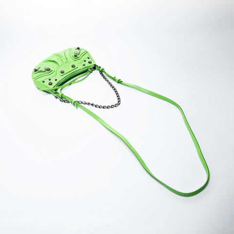 BALENCIAGA Le Cagoule Mini Shoulder Bag green WS25035