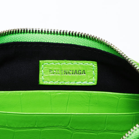 BALENCIAGA Le Cagoule Mini Shoulder Bag green WS25035