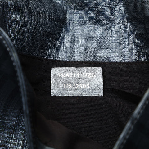 FENDI Zucca PVC Shoulder Bag gray WS25037