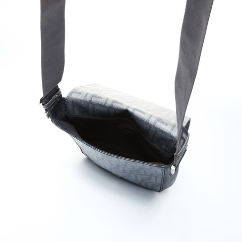 FENDI Zucca PVC Shoulder Bag gray WS25037