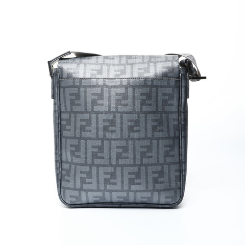FENDI Zucca PVC Shoulder Bag gray WS25037