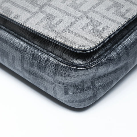 FENDI Zucca PVC Shoulder Bag gray WS25037