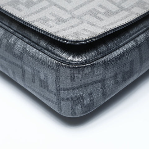 FENDI Zucca PVC Shoulder Bag gray WS25037