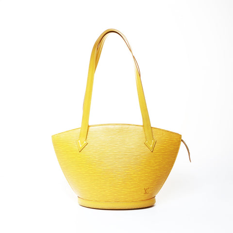 LOUIS VUITTON Saint-Jacques Poignierlongue Epi 1995 Shoulder Bag yellow WS25038