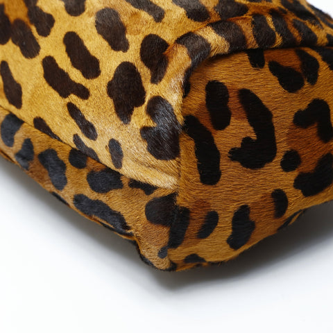 PRADA Harako Leopard Handbag Brown WS25039