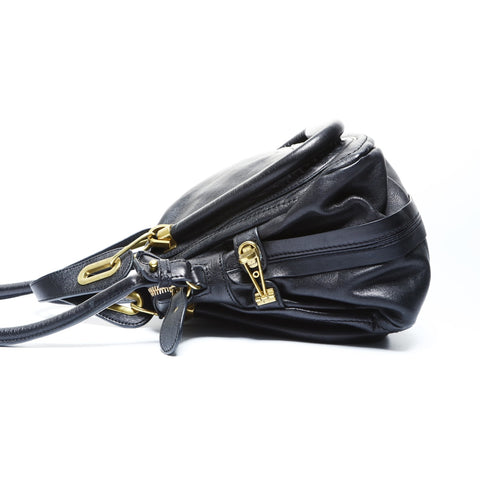 Chloe Leather Paraty Handbag black WS25040