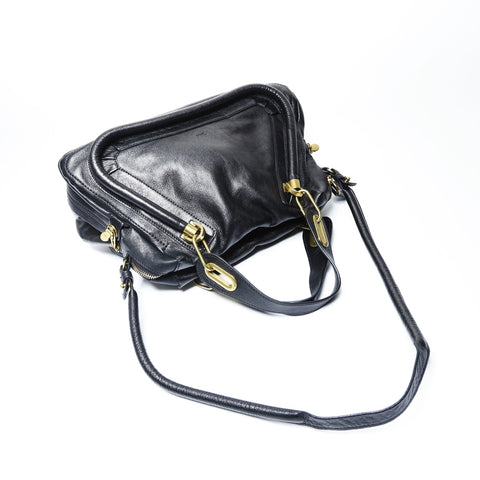 Chloe Leather Paraty Handbag black WS25040
