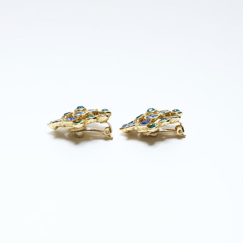 YVES SAINT LAURENT Rhinestone Earring gold WS25041
