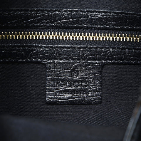 GUCCI GG canvas horsebit Shoulder Bag black WS25044