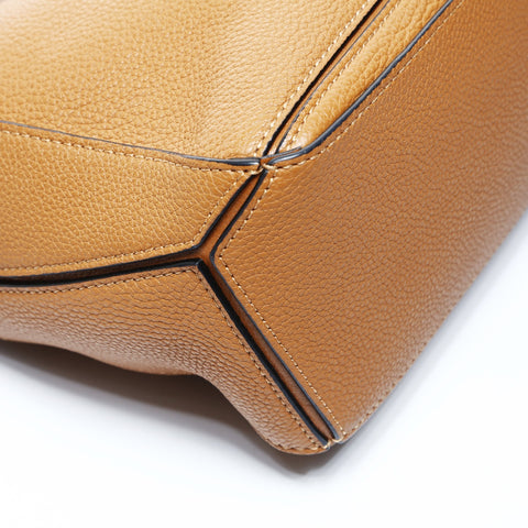 LOEWE Puzzle Small Leather 2way Handbag Brown WS25045