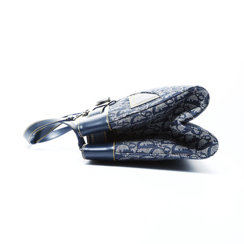 Christian Dior Trotter Canvas Handbag Navy WS25046