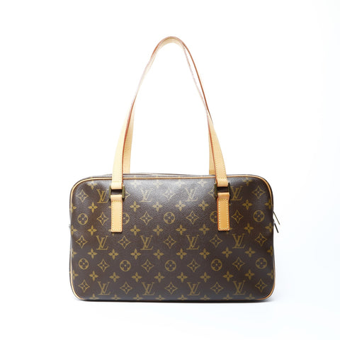 LOUIS VUITTON 2002 Monogram Cite GM Shoulder Bag Brown WS25050