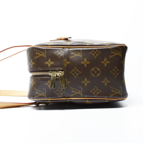 LOUIS VUITTON 2002 Monogram Cite GM Shoulder Bag Brown WS25050