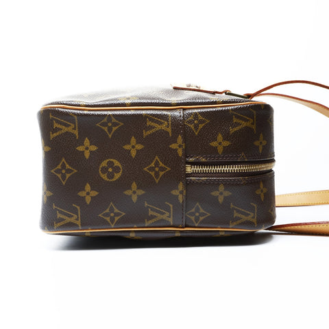 LOUIS VUITTON 2002 Monogram Cite GM Shoulder Bag Brown WS25050