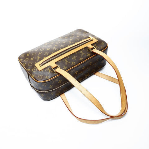 LOUIS VUITTON 2002 Monogram Cite GM Shoulder Bag Brown WS25050