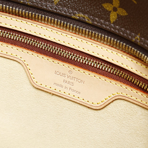 LOUIS VUITTON 2002 Monogram Cite GM Shoulder Bag Brown WS25050