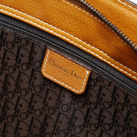 Christian Dior Lady Dior Leather Charm Shoulder Bag Brown WS25051