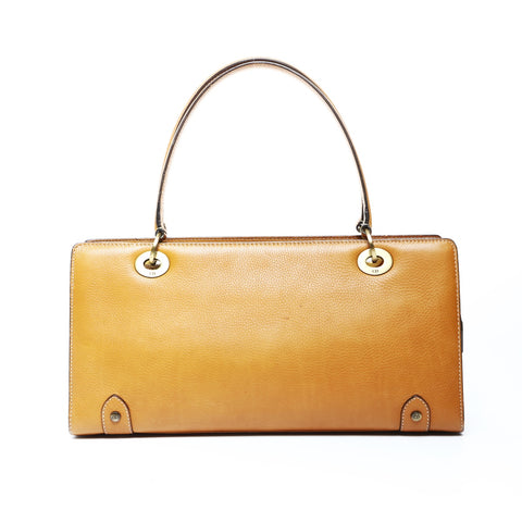 Christian Dior Lady Dior Leather Charm Shoulder Bag Brown WS25051