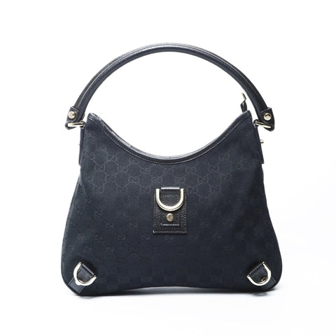 GUCCI GG canvas Abbey Shoulder Bag black WS25052