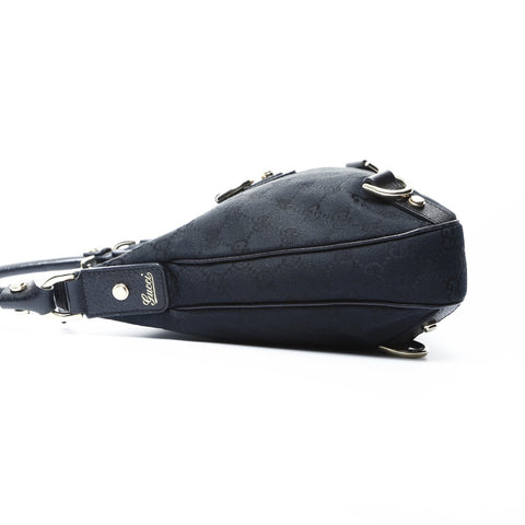 GUCCI GG canvas Abbey Shoulder Bag black WS25052