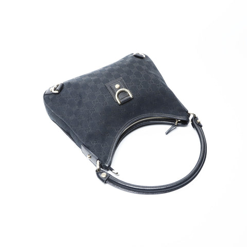 GUCCI GG canvas Abbey Shoulder Bag black WS25052