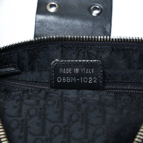 Christian Dior Street Chic Leather Shoulder Bag black WS25056